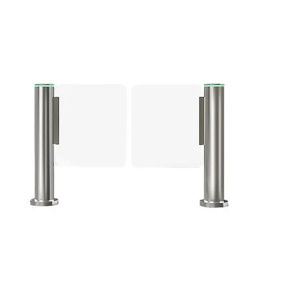 Torniquete de seguridad para puerta batiente automática con control de acceso LED personalizado con logotipo