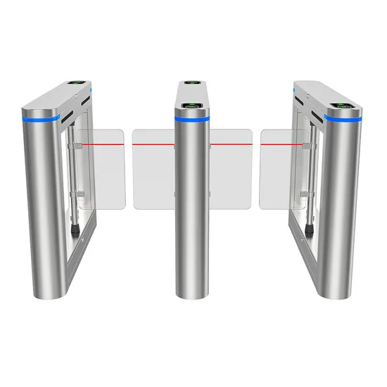 Sistema de control de acceso con barrera batiente y torniquete automático de alta velocidad