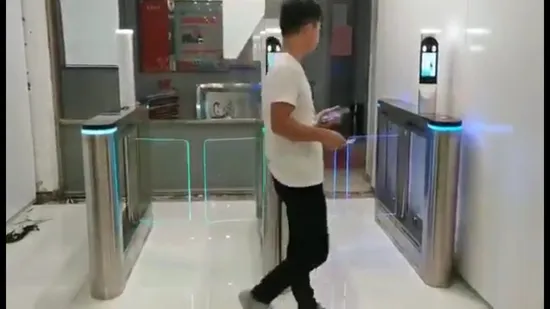 Torniquete de acceso con huella dactilar y reconocimiento facial RFID de alta seguridad para gimnasios y parques.